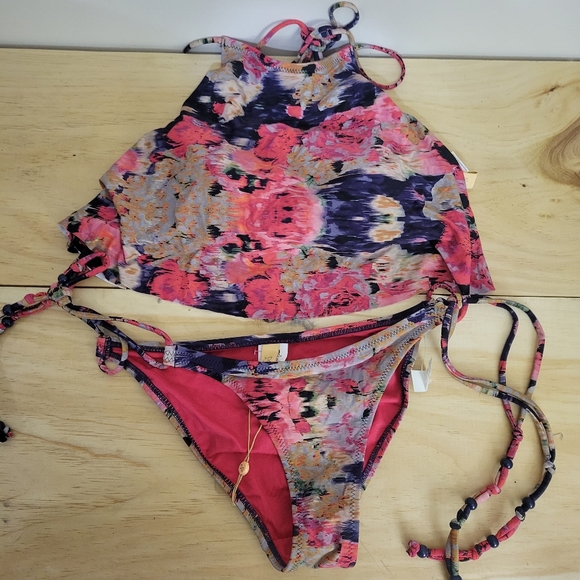 Bond eye Australia blurred bloom nwt bikini 8 - Picture 2 of 7